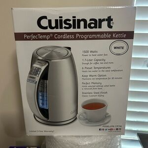 Cuisinart PerfecTemp Cordless Programmable Kettle - Stainless Steel